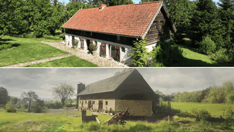 Sielski dom na Warmii. Trudno uwierzyć, że mieszkały tam zwierzęta