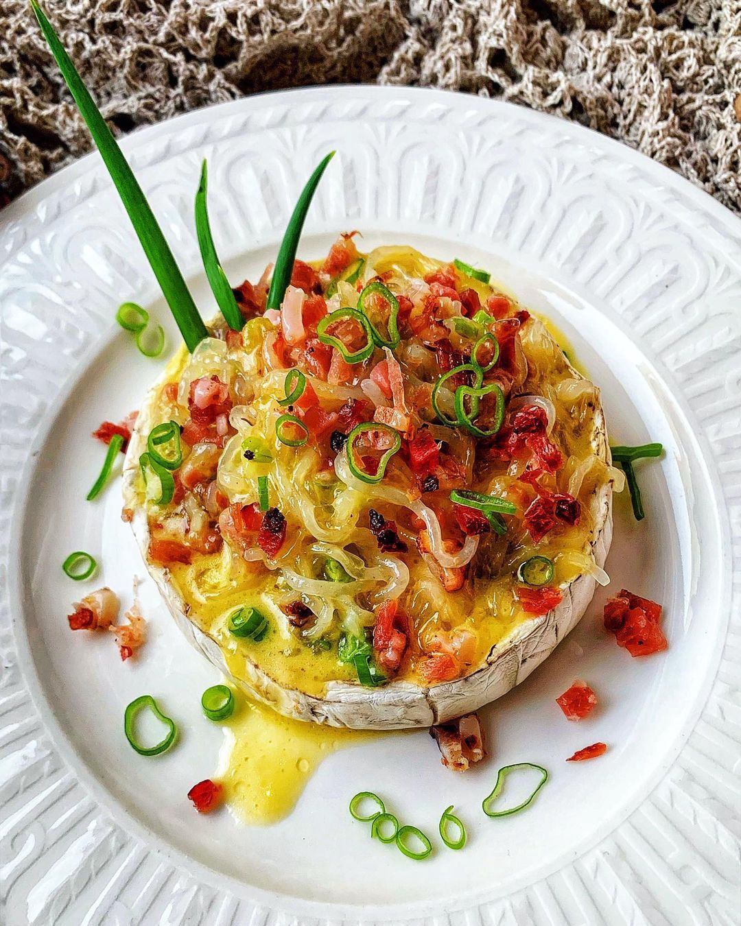 KETO carbonara w camembert
