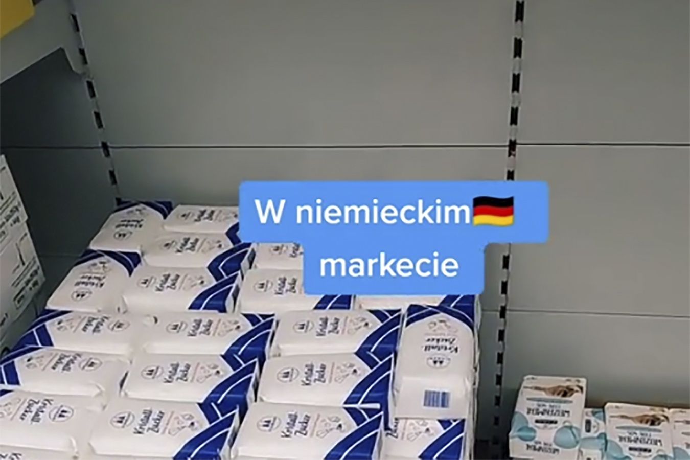 Registro de un supermercado alemán.  Las mujeres polacas mostraron el precio del azúcar – O2