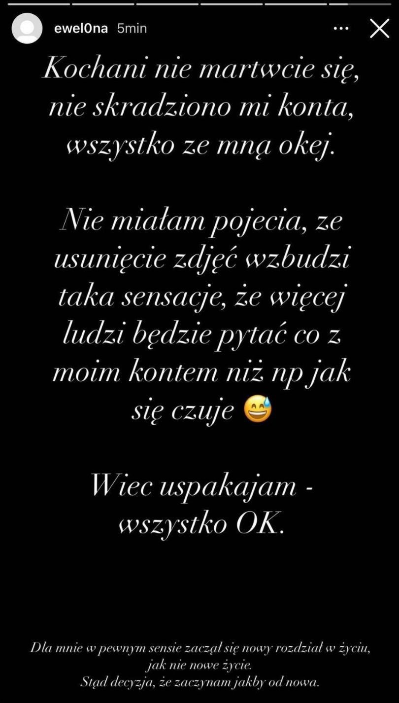 Ewel0na ogłasza "nowy rozdział" w życiu