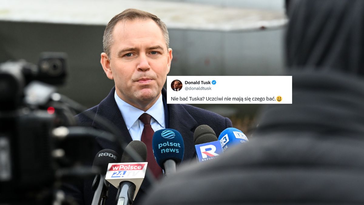 Donald Tusk zareagował na okrzyki na wiecu Karola Nawrockiego