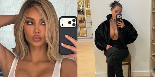Kim Kardashian eksponuje POKAŹNYCH ROZMIARÓW biust (FOTO)