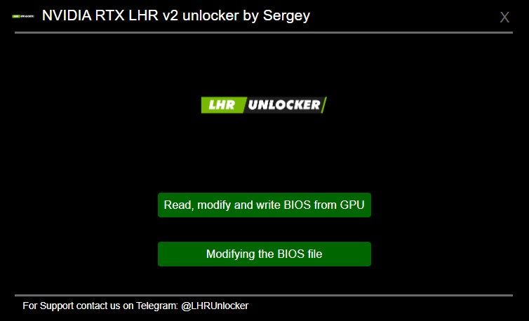 Nvidia RTX LHR v2 Unlocker