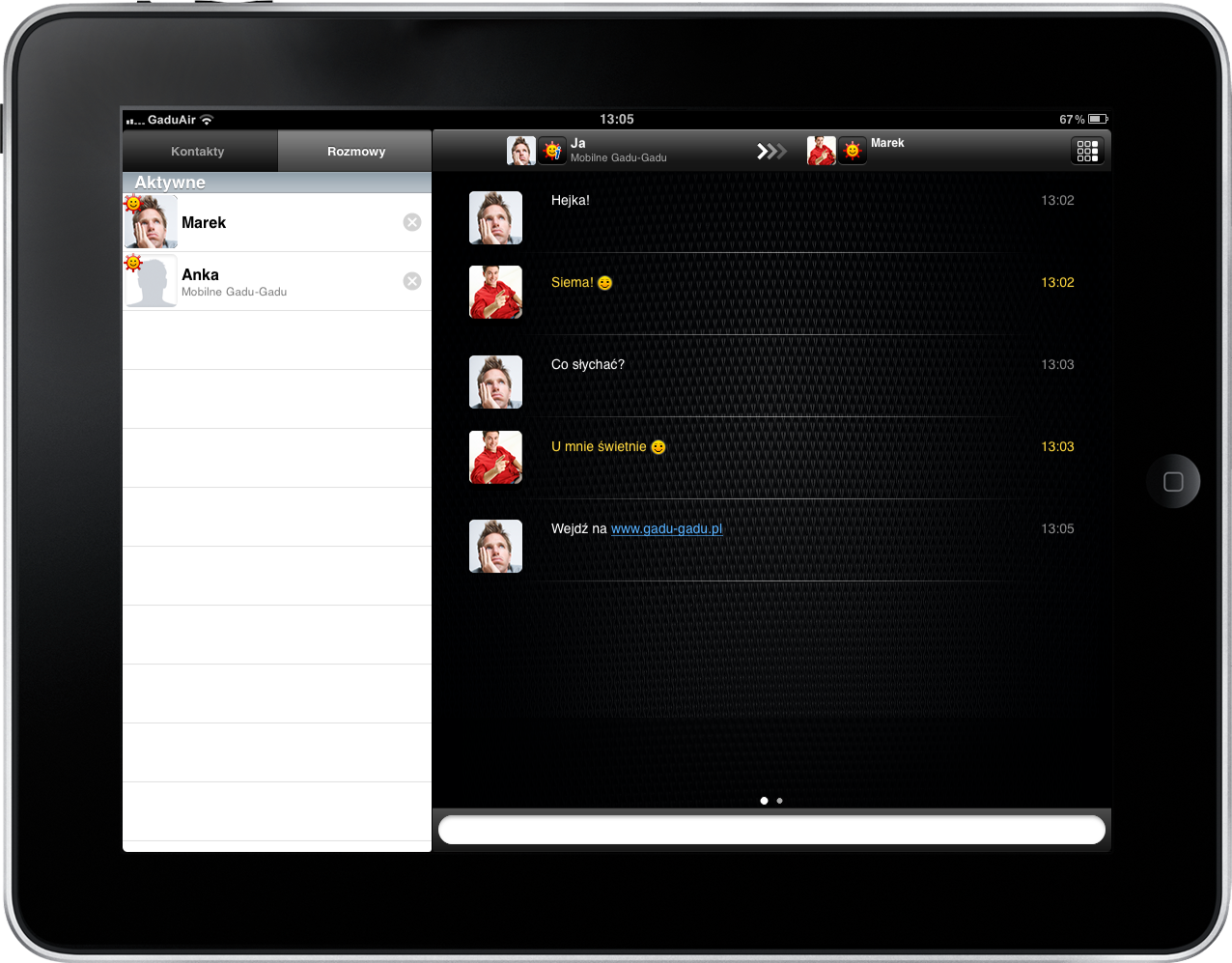 W końcu pojawiło się GG na iPada 2