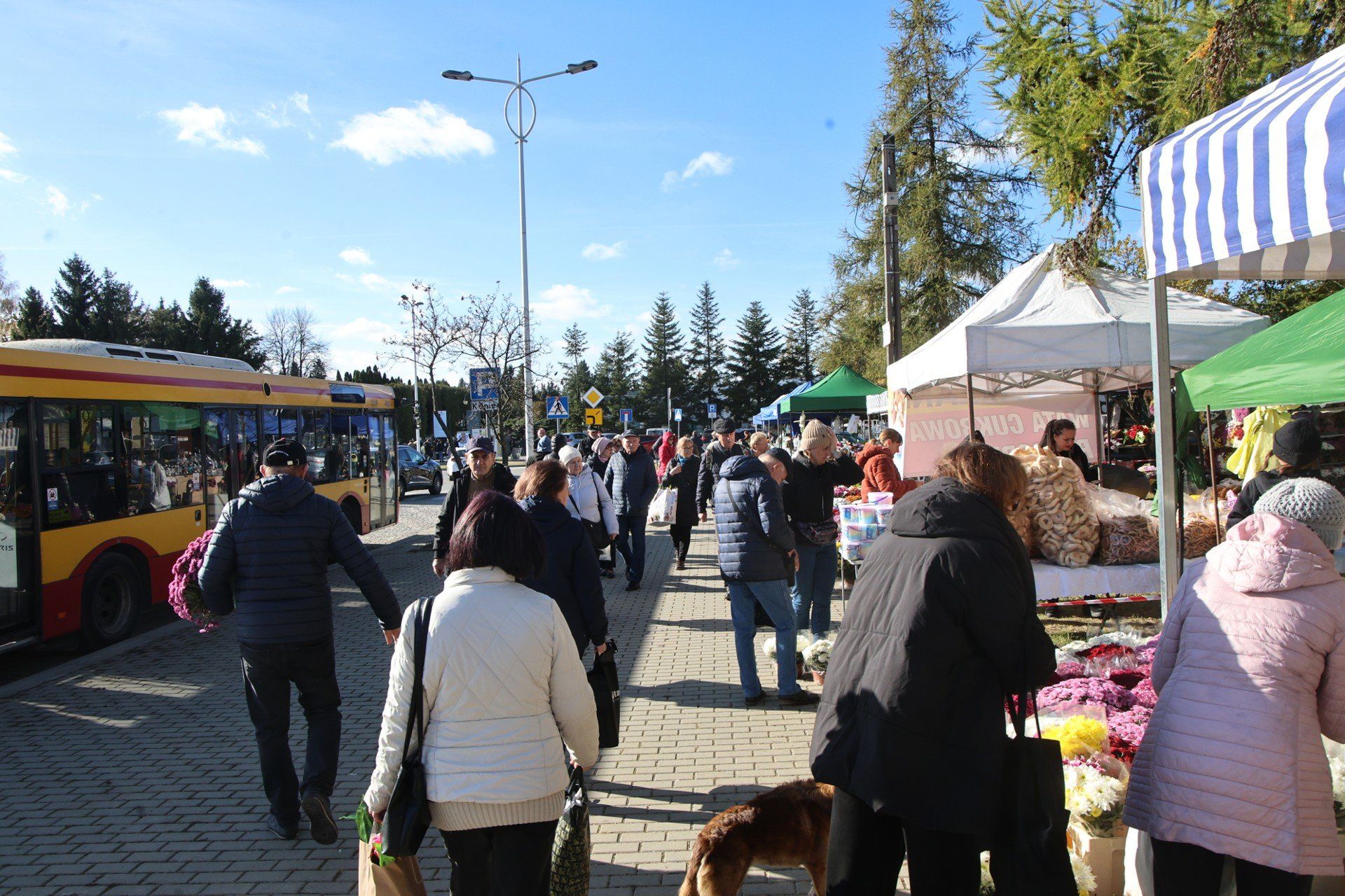 Tysiące mieszkańców wybrało piątek, by w spokoju zapalić znicz na grobach bliskich.