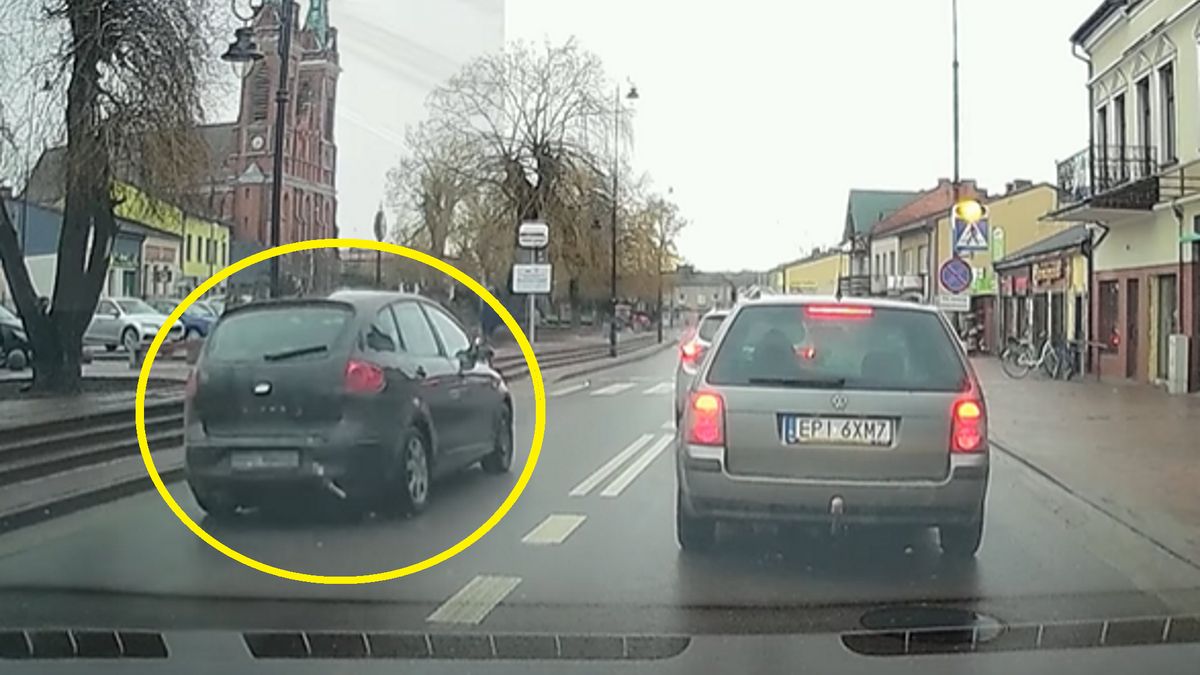 Kierowca wpakował się w kłopoty