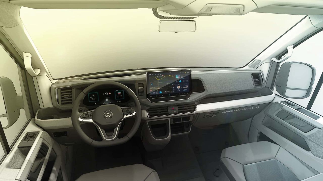 Odświeżony Volkswagen Crafter - wnętrze