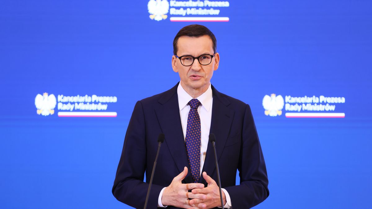 Mateusz Morawiecki
Warszawa, 02.11.2022. Premier Mateusz Morawiecki podczas konferencji prasowej w siedzibie Kancelarii Prezesa Rady Ministr�w w Warszawie, 2 bm. Rz�d przyj�� uchwa�� ws. budowy elektrowni j�drowych w Polsce; pierwsza elektrownia b�dzie budowana w ameryka�skiej technologii przez Westinghouse. (ls/awol) PAP/Leszek Szyma�ski
Leszek Szyma�ski
budowa elektrowni atomowej, konferencja, konferencja prasowa, KPRM, polityk, polityka, premier, projekt j�drowy, przyj�ta, realizacja, realizacja projektu j�drowego, spotkanie, uchwa�a