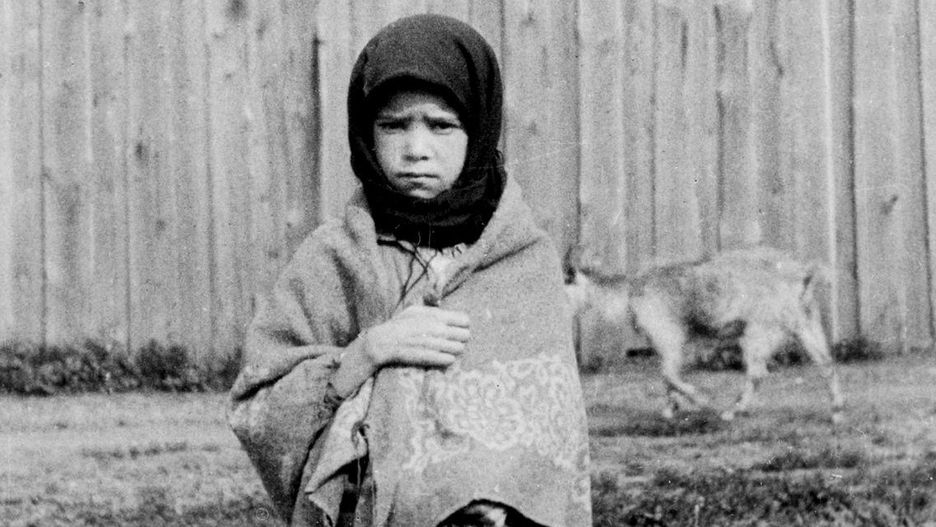 Dziewczynka z okresu Wielkiego Głodu na Ukrainie