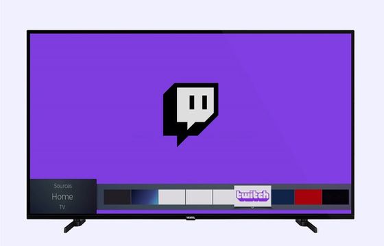 Aplikacja Twitch na telewizorach Smart TV produkcji Vestela