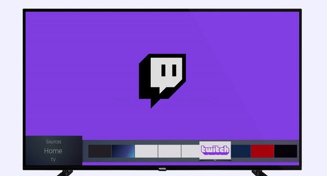 Aplikacja Twitch na telewizorach Smart TV produkcji Vestela