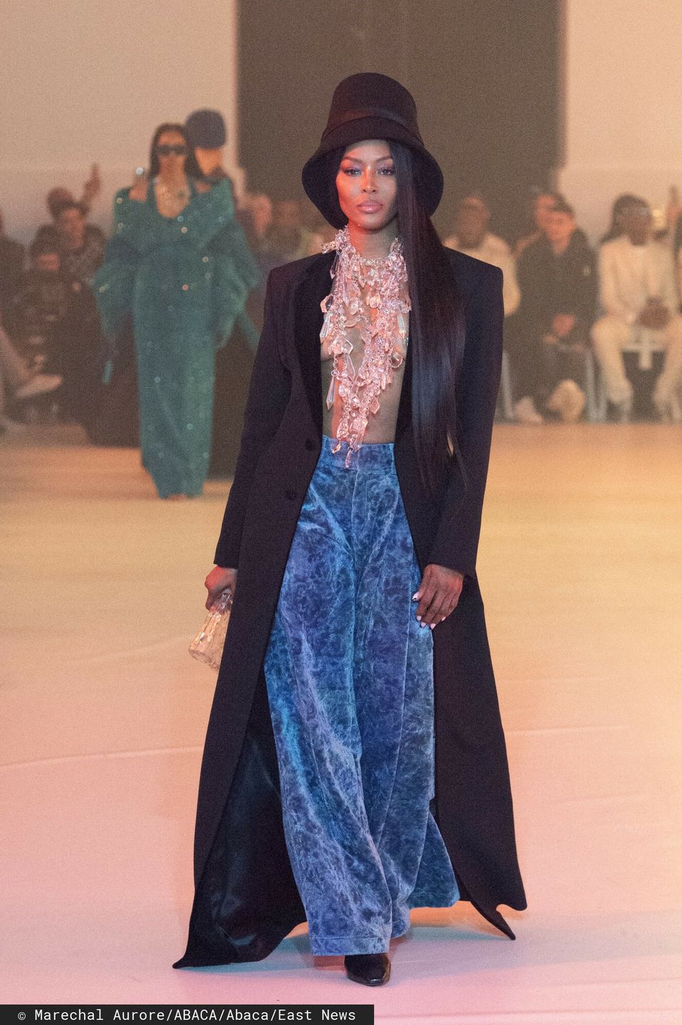 Naomi Campbell na Tygodniu Mody w Paryżu