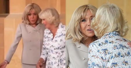 Niezręczne sceny podczas spotkania Briggite Macron z królową? "Camilla musiała być WŚCIEKŁA"
