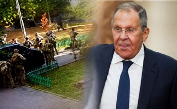 Działo się w nocy. Rosja odpowiada Niemcom. Nagranie strzelaniny z Kijowa