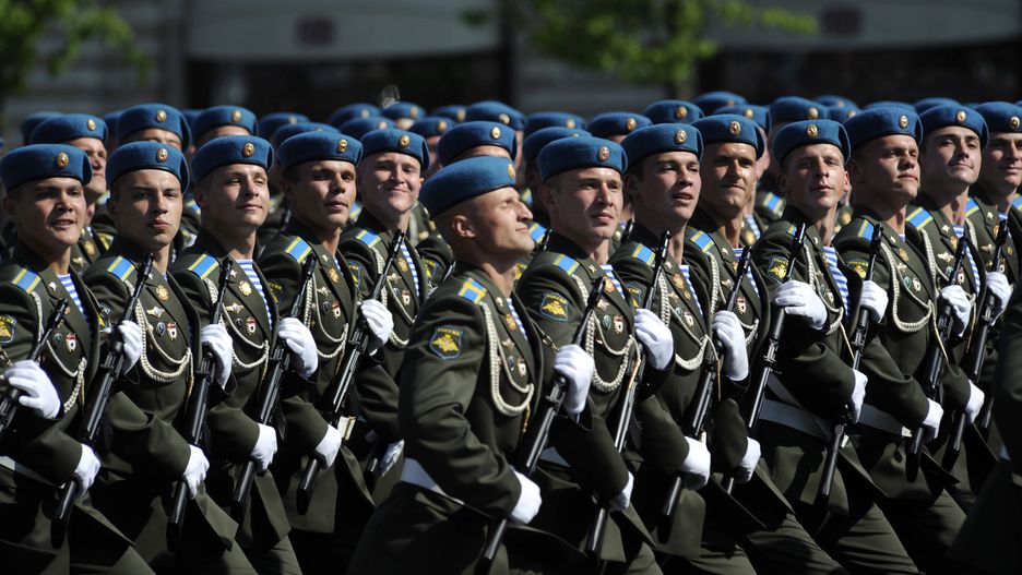 Żołnierze sił zbrojnych Federacji Rosyjskiej