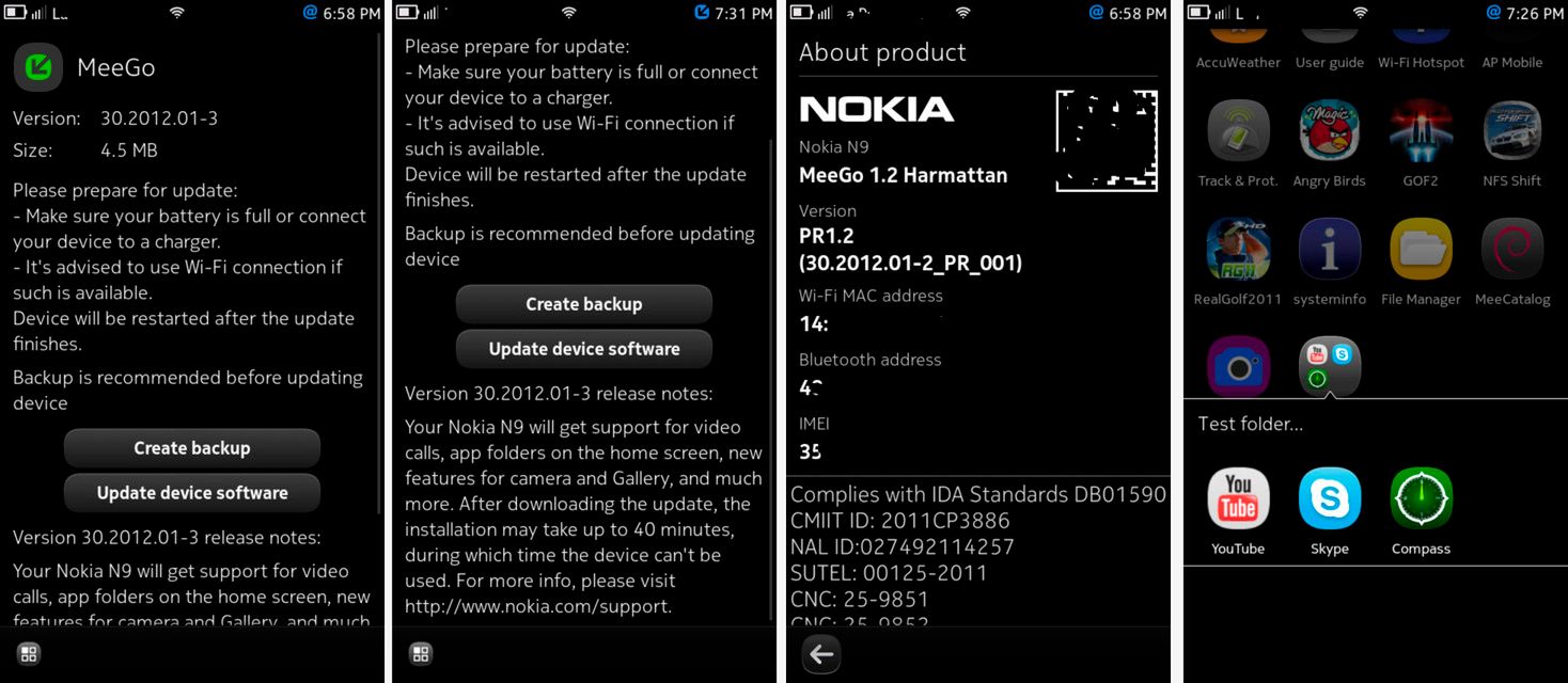 Aktualizacja PR1.2 dla Nokii N9 wyciekła na zdjęciach 2