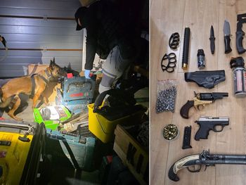 Chełmno: W kilka tygodni rozpracowali grupę dilerów: zatrzymane 5 osób, przejęte narkotyki, broń i pieniądze