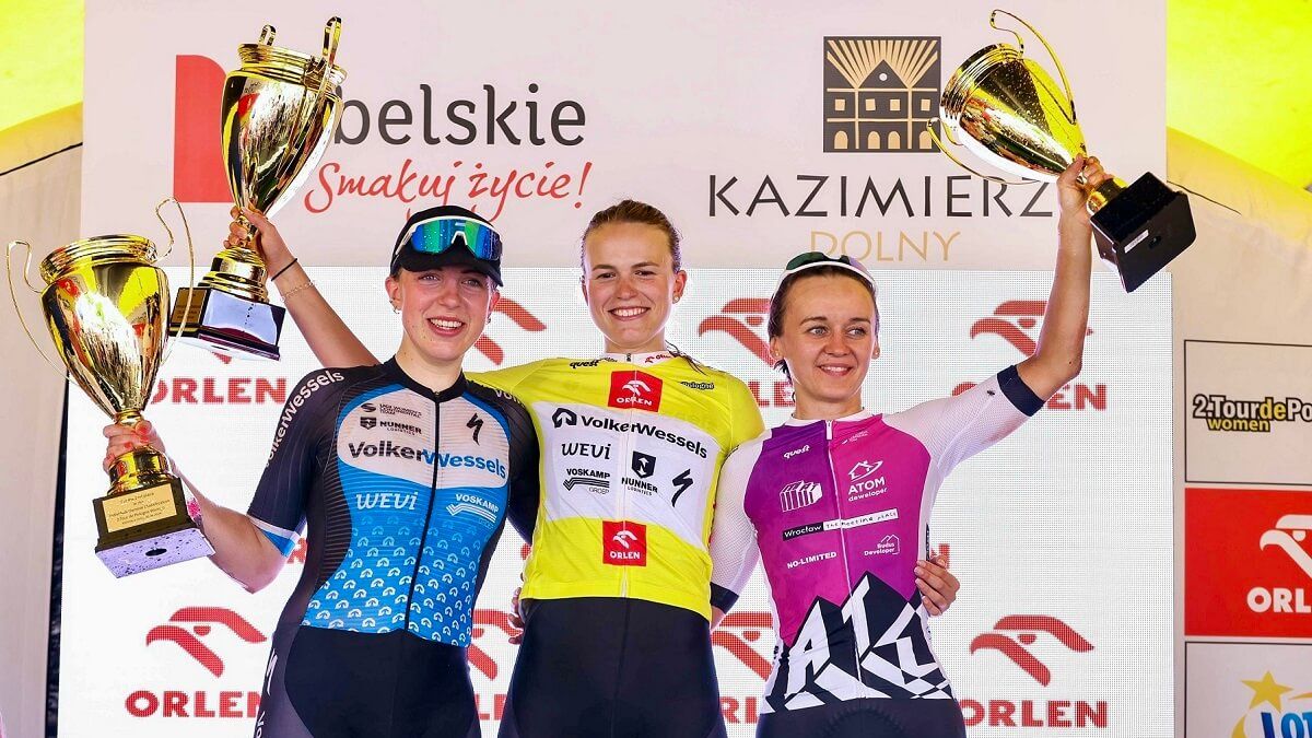 Podium klasyfikacji generalnej ORLEN 2. TdP Women