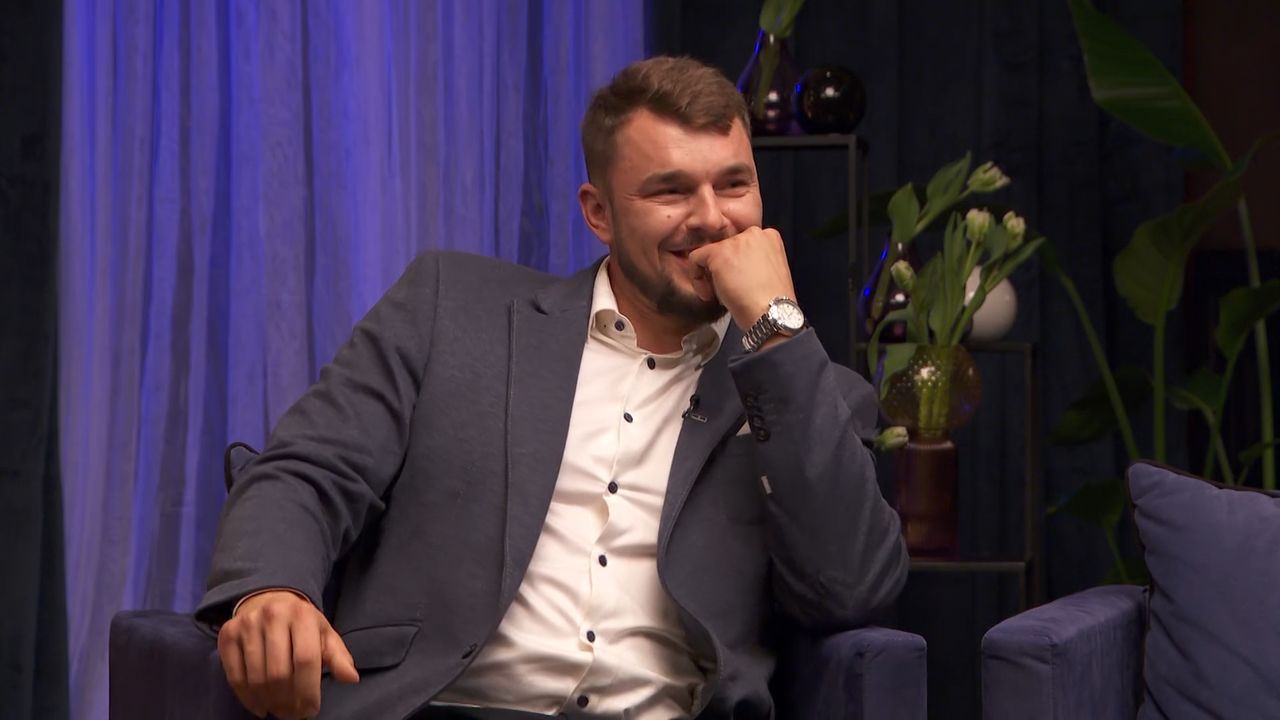 Artur podczas finałowego odcinka "Rolnik szuka żony"