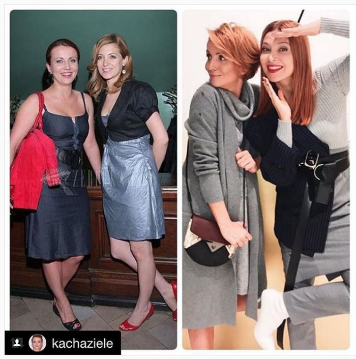 Katarzyna Zielińska i Ada Fijał 10 lat temu