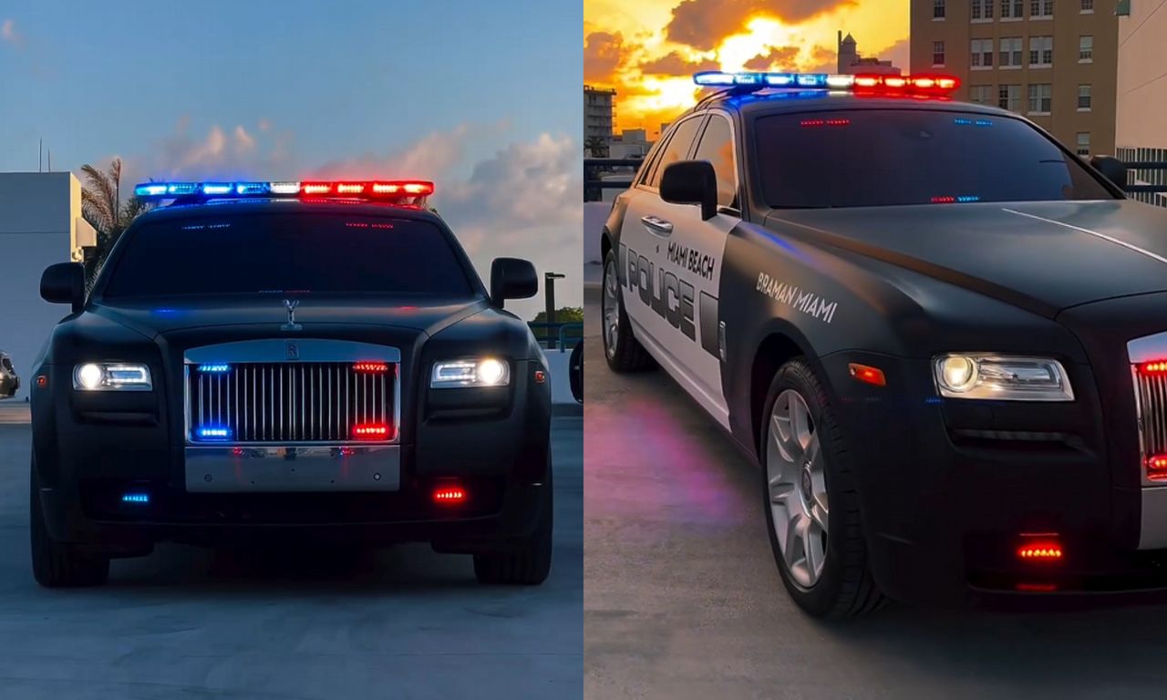 Rolls-Royce Ghost na usługach policji w Miami Beach