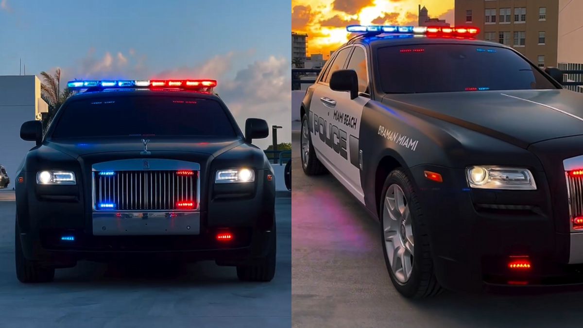 Rolls-Royce Ghost na usługach policji w Miami Beach
