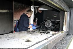 Zamość. Podpalono mobilny punkt szczepień i sanepid. "Mamy nagranie"