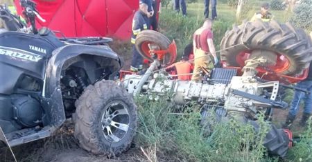 Tragiczny wypadek w Łódzkiem. Mężczyzna przygnieciony przez ciągnik