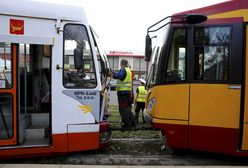 W centrum Łodzi zderzyły się tramwaje. Są ranni