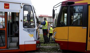 W centrum Łodzi zderzyły się tramwaje. Są ranni
