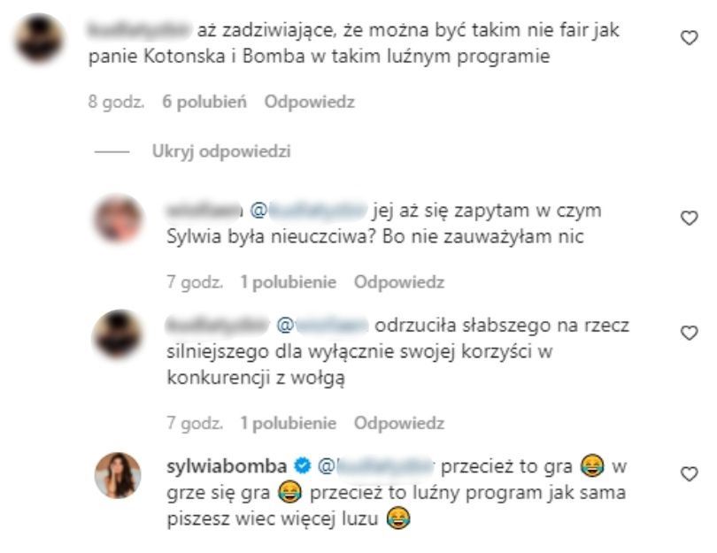 Sylwia Bomba odpowiada na krytykę widzów TTV