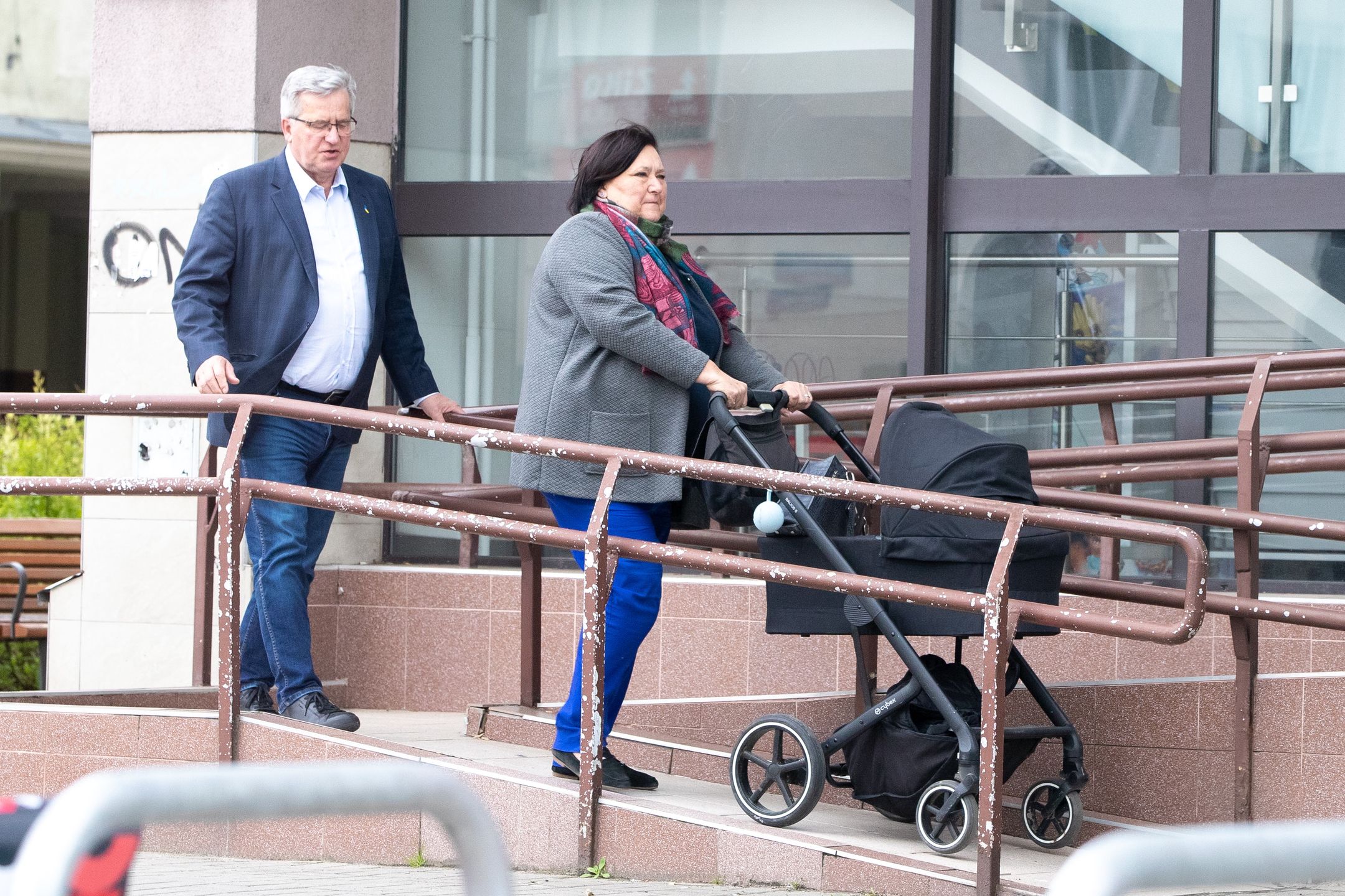 Komorowscy na spotkaniu z wnuczką