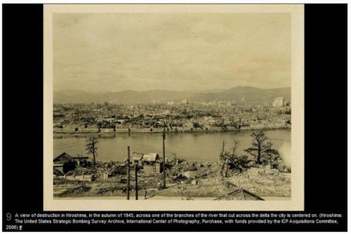Hiroshima po wybuchu bomby w 1945 roku 2