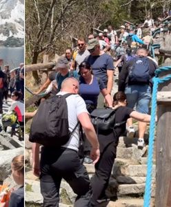 Tłumy nad Morskim Okiem. Tak wyglądała majówka w górach