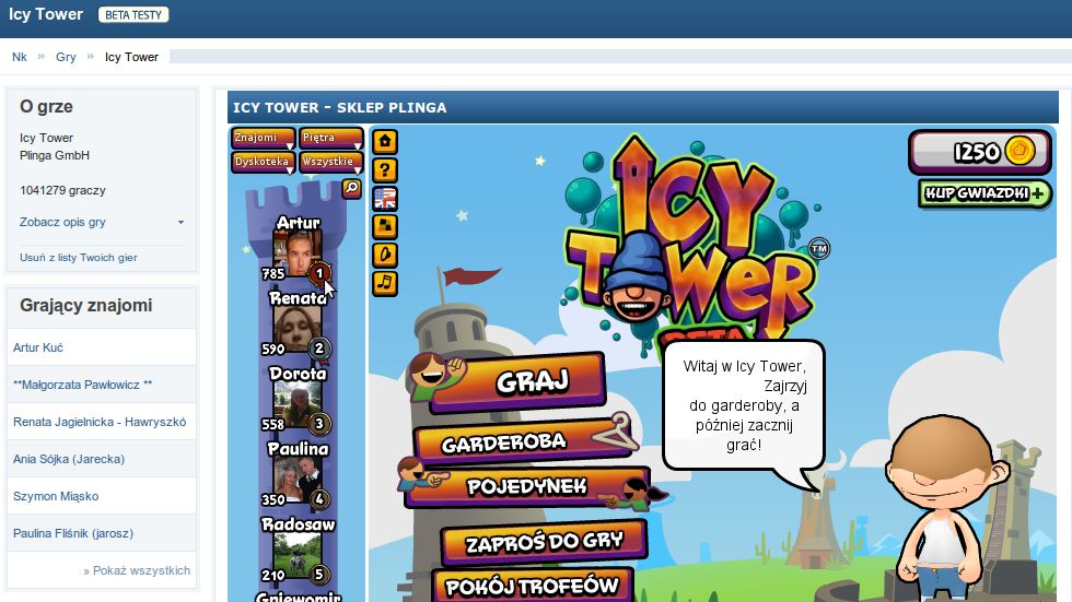 Nasza Klasa ma 2 miliony... graczy 1