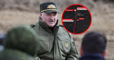 Rosyjskie drony wleciały na Białoruś. Tymczasem trwał lot Łukaszenki