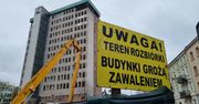 Koszalin. Trwa rozbiórka Związkowca. To najwyższy budynek w mieście
