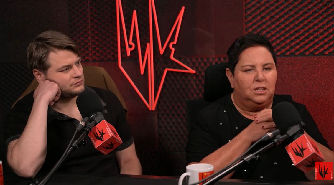 Dorota Wellmann i jej syn, Jakub Wellmann