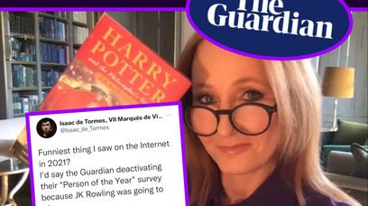 Rowling wygrała plebiscyt, który nie istnieje? Guardian komentuje, choć nie rozwiewa wątpliwości