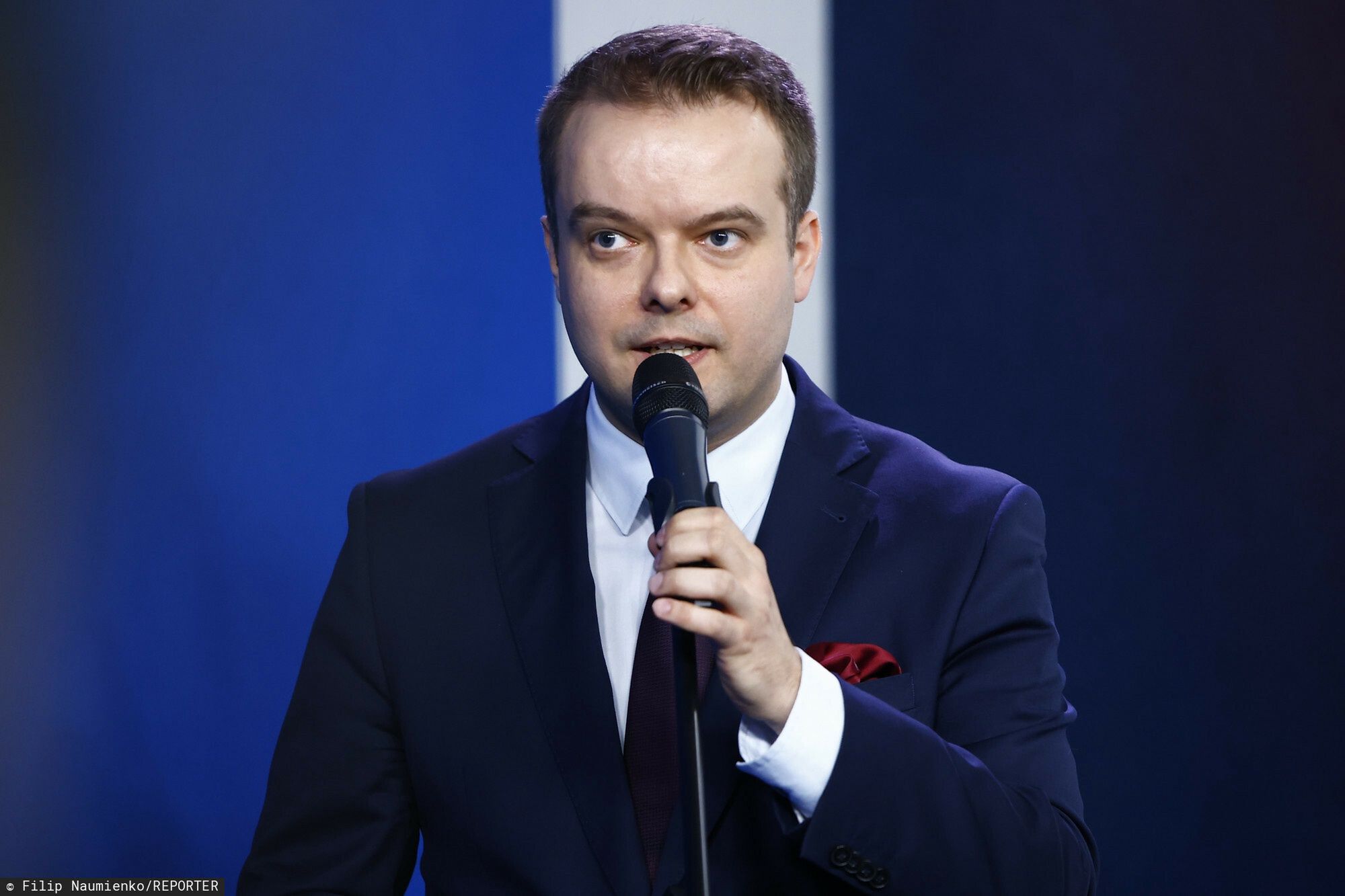 Jaros?aw Kaczy?ski nt. wizyty premiera Tuska w Berlinie
13.02.2024. Warszawa. Wypowiedz Jaroslawa Kaczynskiego i Arkadiusza Mularczyka. Fot. Filip Naumienko/REPORTER 
n/z: Rafal Bochenek
Filip Naumienko/REPORTER