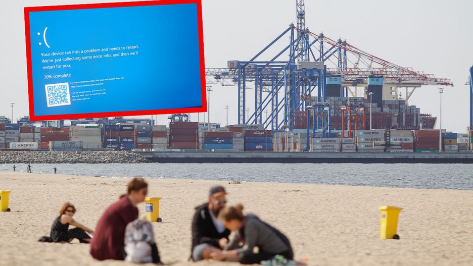 Baltic Hub w Gdańsku zmaga się ze skutkami awarii Microsoftu