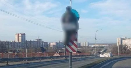 Przerażające ostrzeżenie dla Rosjan. Zdjęcie z Zaporoża