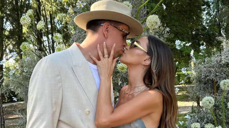 Marina Łuczenko i Wojciech Szczęsny świętują rocznicę ślubu