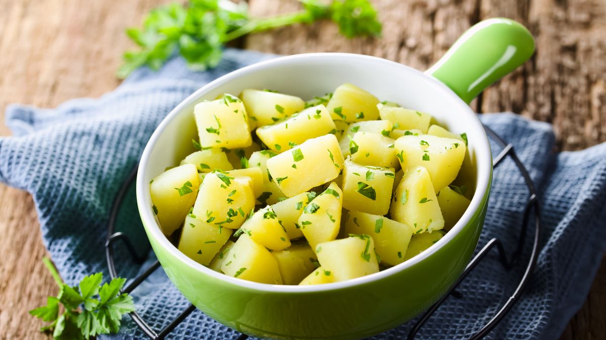 Ziemniaki są zdrowsze bez tłustych dodatków. 