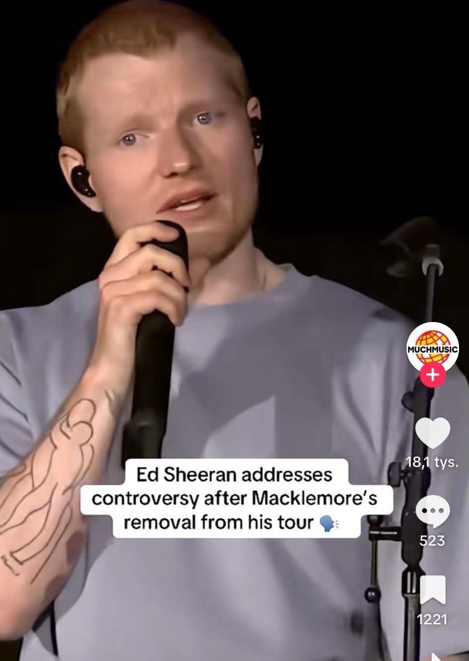 Ed Sheeran o wojnie w strefie Gazy
