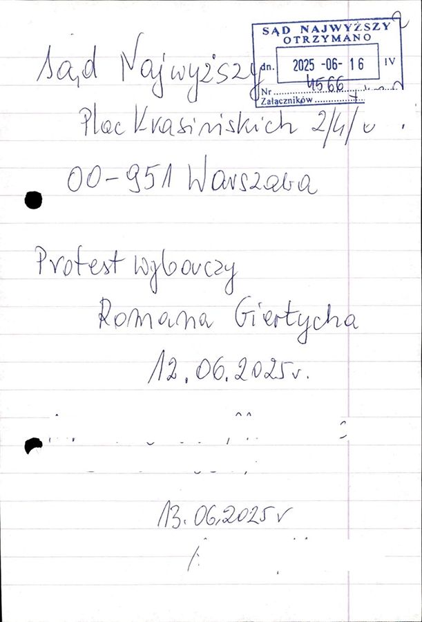 Zdjęcia protestów wyborczych, które pokazał Sąd Najwyższy