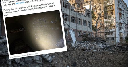 Ukraińcy znaleźli salę tortur. Wstrząsające, co odkryli na ścianie