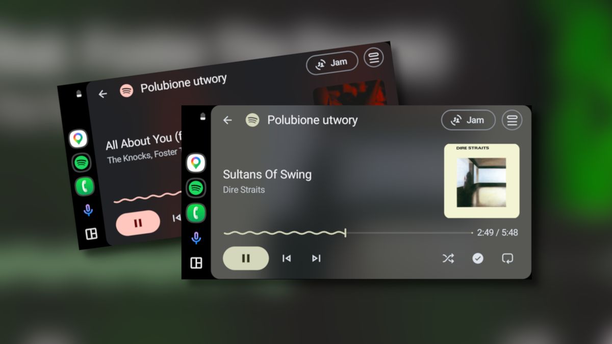 Android Auto ma nowy interfejs odtwarzacza