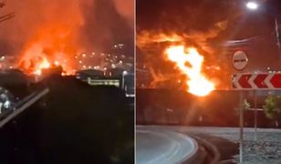 Eksplozje zbudziły Rosjan. Kule ognia w Noworosyjsku