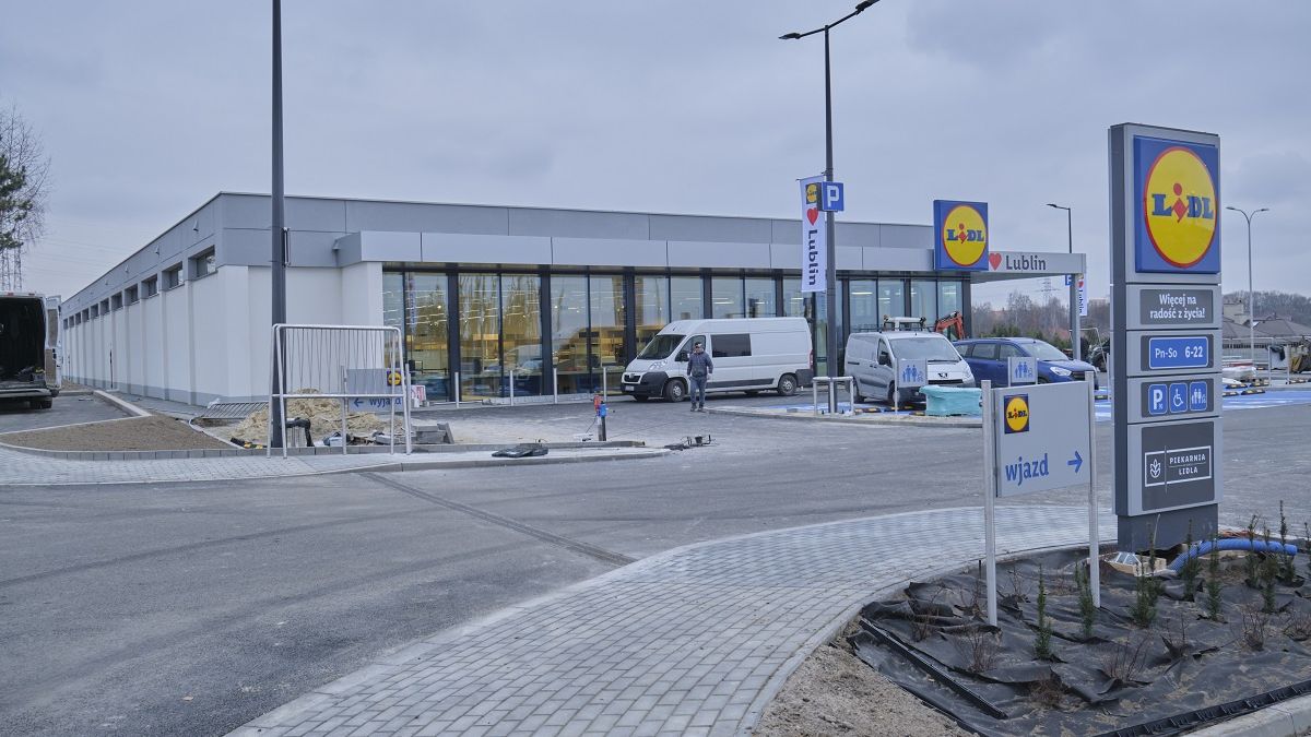 Lidl przy ul. Zelwerowicza w Lublinie